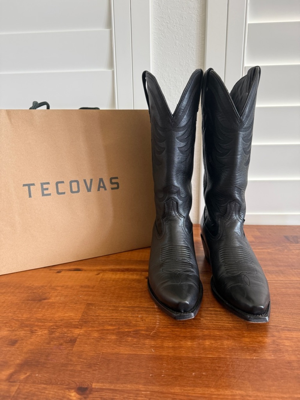 Tecovas Annie Black Women's Cowgirl Boots - Picture 2 of 9